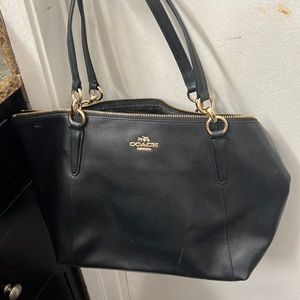 Coach leather tote
